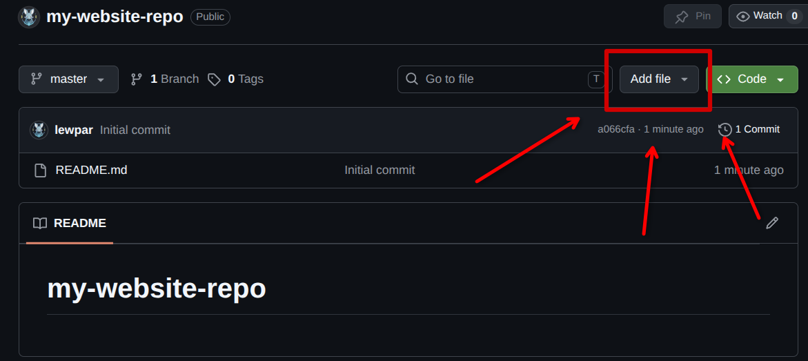 Add file button